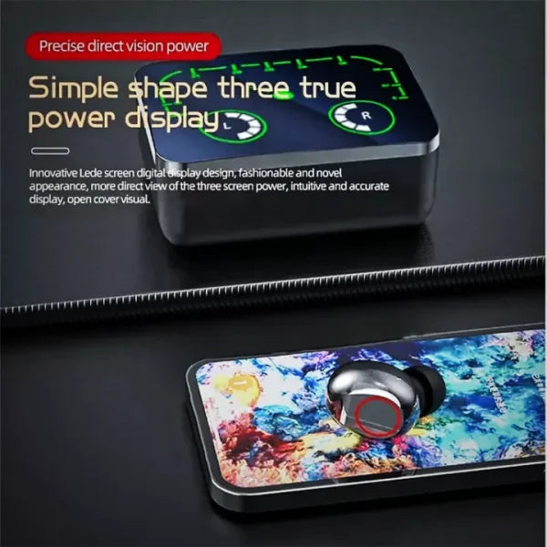 M90 Max Tws Wireless Earbuds Hifi Stereo Earbuds With 1200 Mah Battery