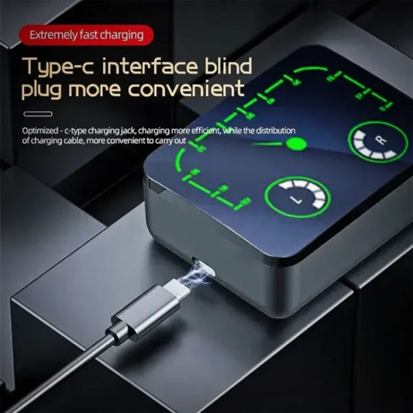 M90 Max Tws Wireless Earbuds Hifi Stereo Earbuds With 1200 Mah Battery