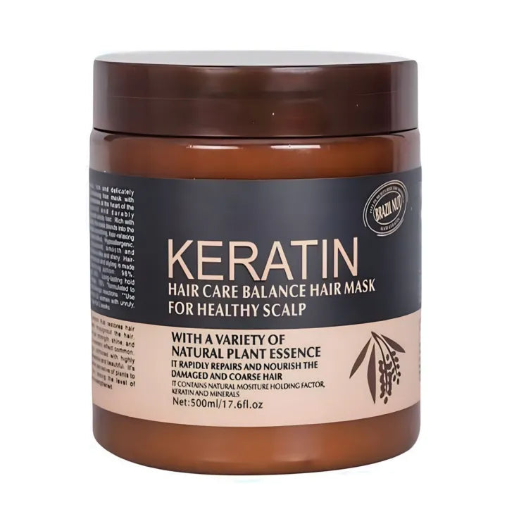 Keratin Hair Mask - Professional Treatment for Hair Repair, Nourishment & Beauty - Hair Mask - Vitamin Complex for All Hair Types - Keratin hair mask treatment